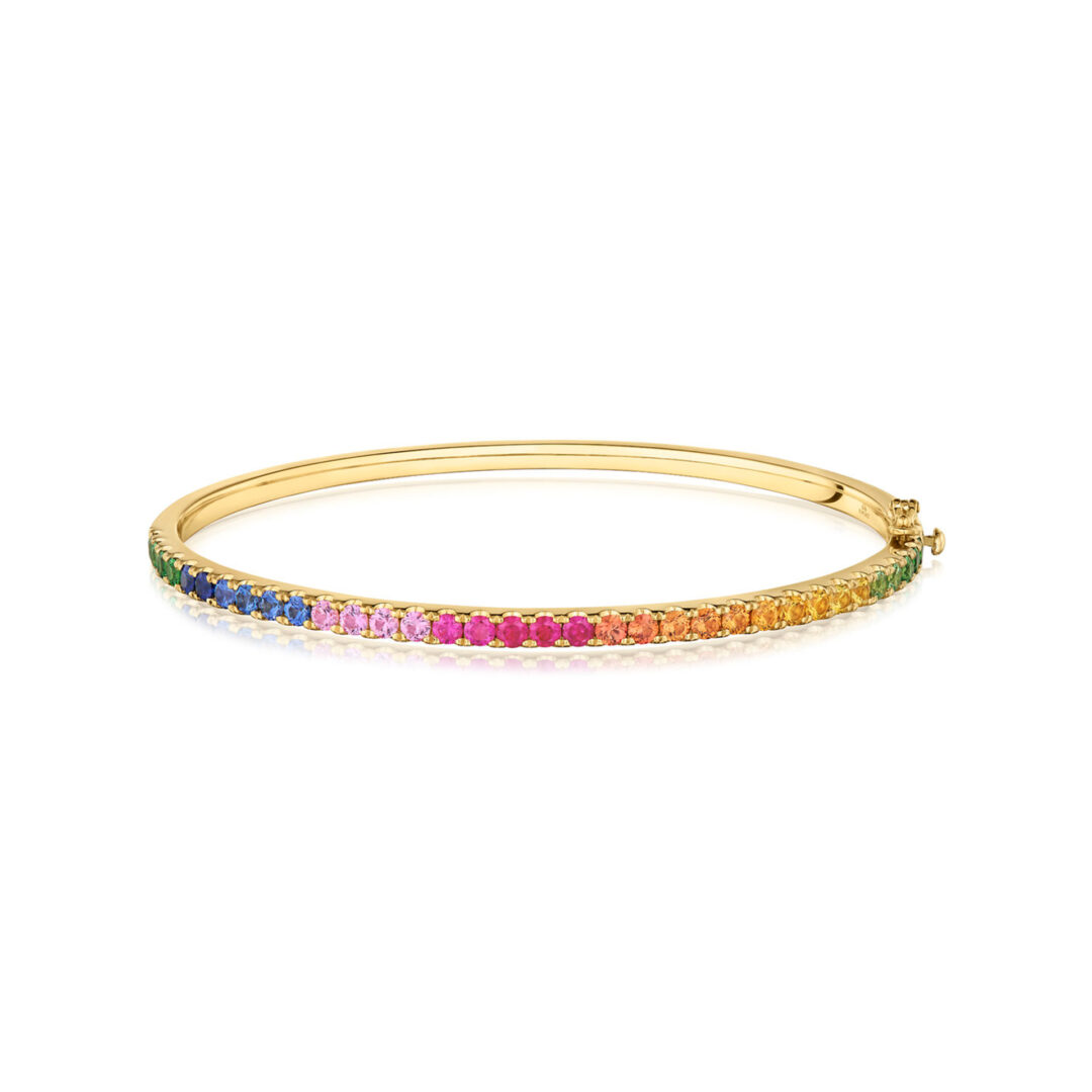 Rainbow SAPPHIRE Bangle