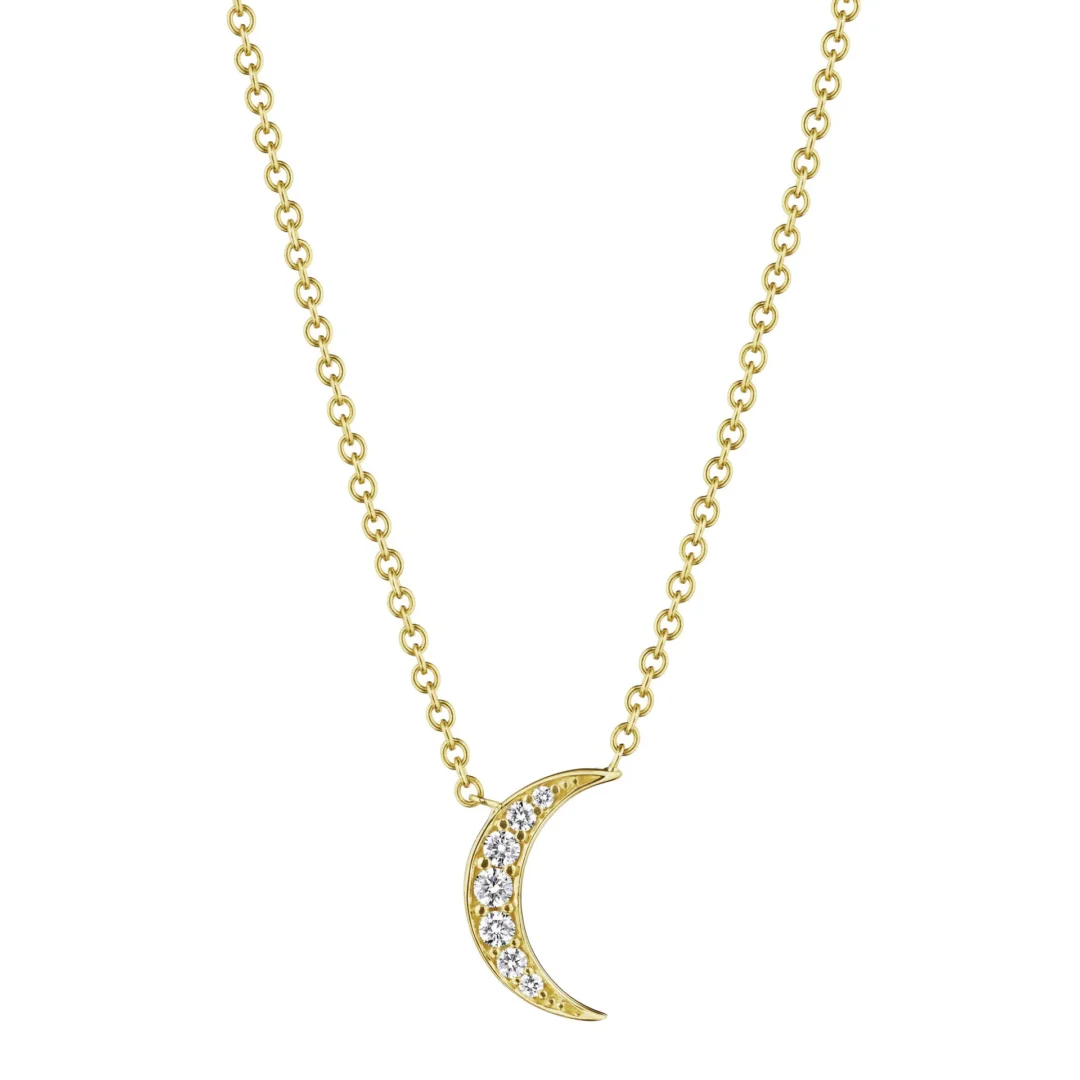 Petite Penny Moon Necklace