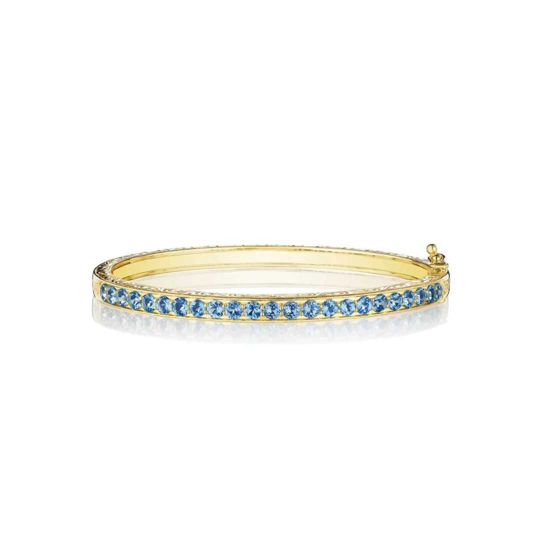 AQUAMARINE BANGLE